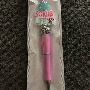 Scrub Life Pink Decorative Pen